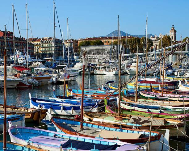 Studio Neuf 25 M2, Terrasse 35 M2 Proche Port Nice, Centre Ville 外观 照片